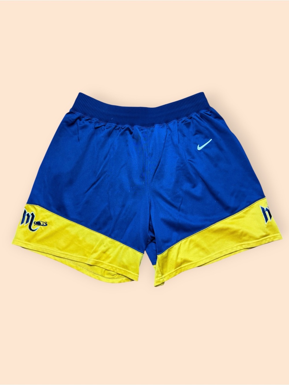 Vintage 1990s Nike Mars Planets High School Basketball Shorts XL 90s Pittsburgh